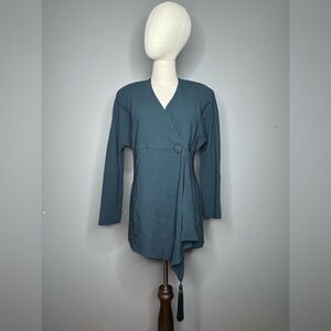 Vintage Christian Dior Green Tassel 2 pc Set